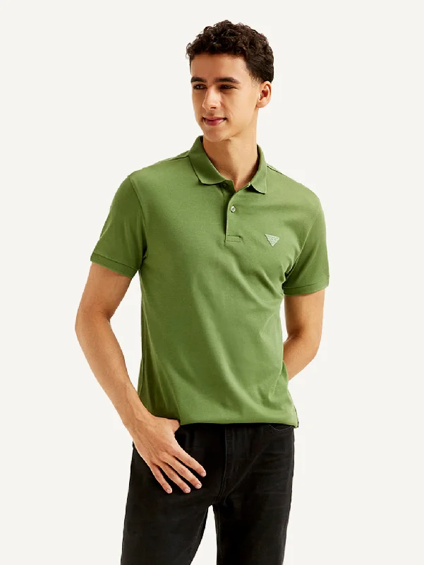 Men's Shirts with Animal PrintsMen's Solid Slim Fit Polo T-shirt