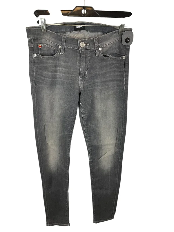 Authentic Men's Denim JeansJeans Designer By Hudson In Grey Denim, Size: 4