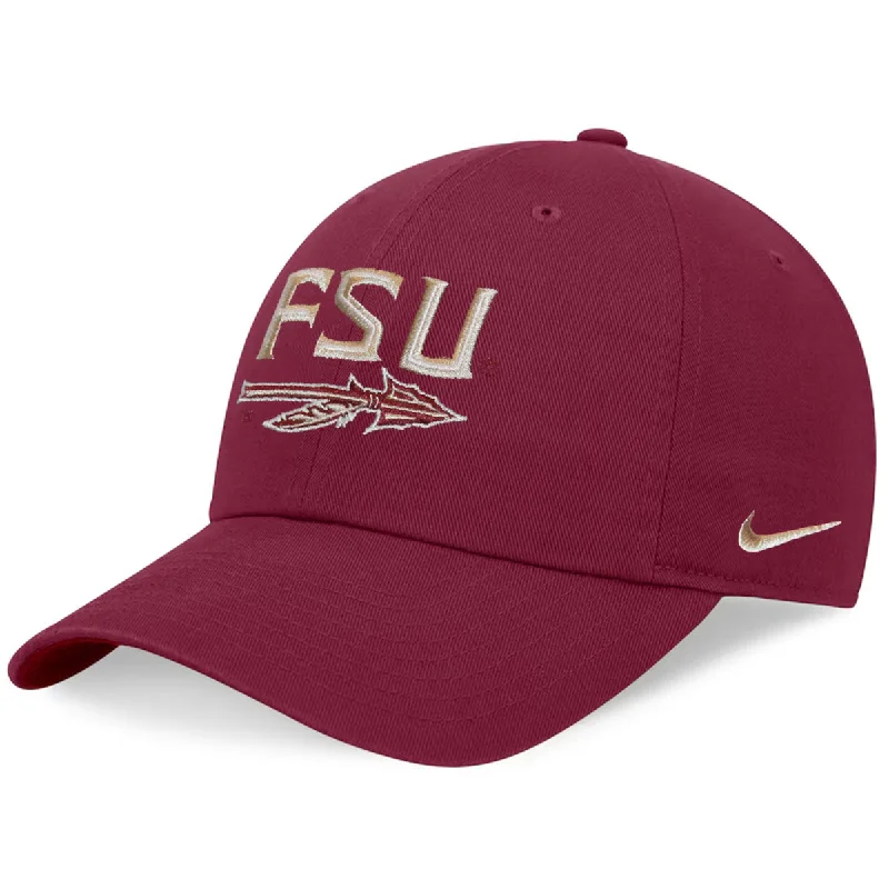 Boys' Snapback CapsNike FSU Spear Structured Adjustable Cap - Garnet