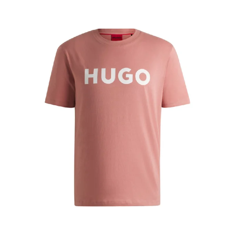 Solid-Colored Men's ShirtsRegular-fit T-shirt in cotton jersey with logo print