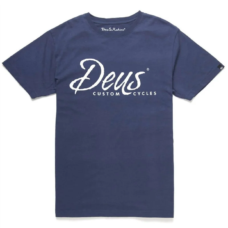 Solid-Colored Men's ShirtsMen's Custom Tee In Navy