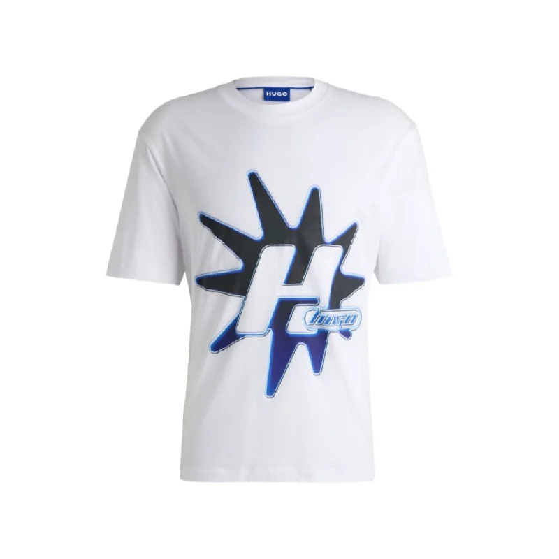Men's Shirts with Hidden PocketsCotton-jersey T-shirt with logo artwork