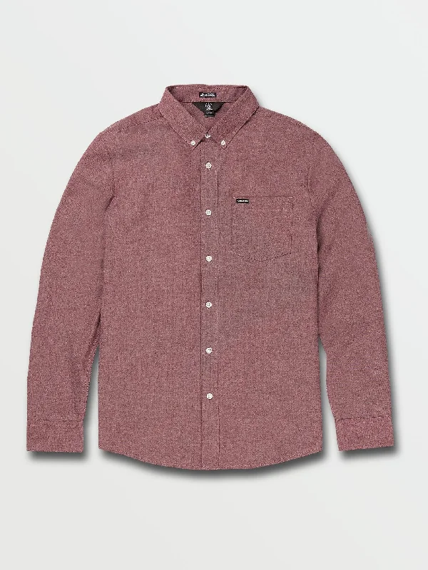 Men's Weekend Shirts for Leisurely OutingsCurwin Long Sleeve Shirt - Merlot