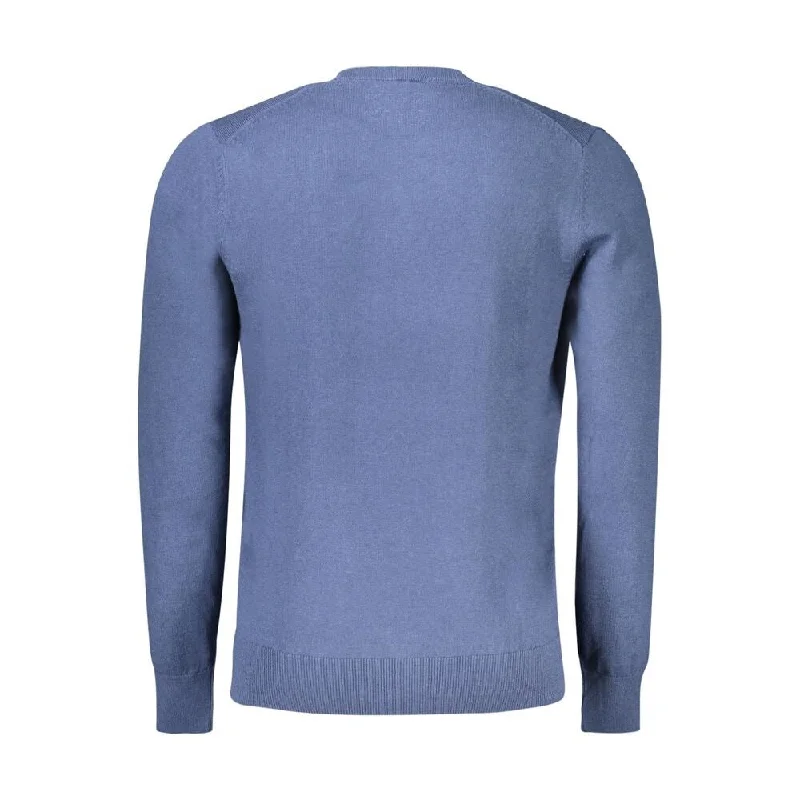 Men's Sweaters for Mild WeatherNorth Sails Blue Cotton Men's Sweater
