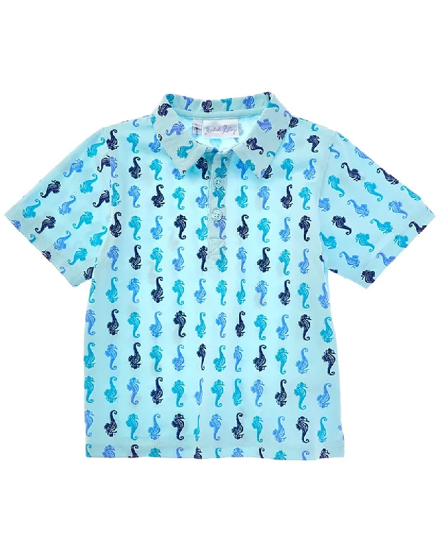 Men's Shirts with Belt LoopsRachel Riley Seahorse Polo Shirt