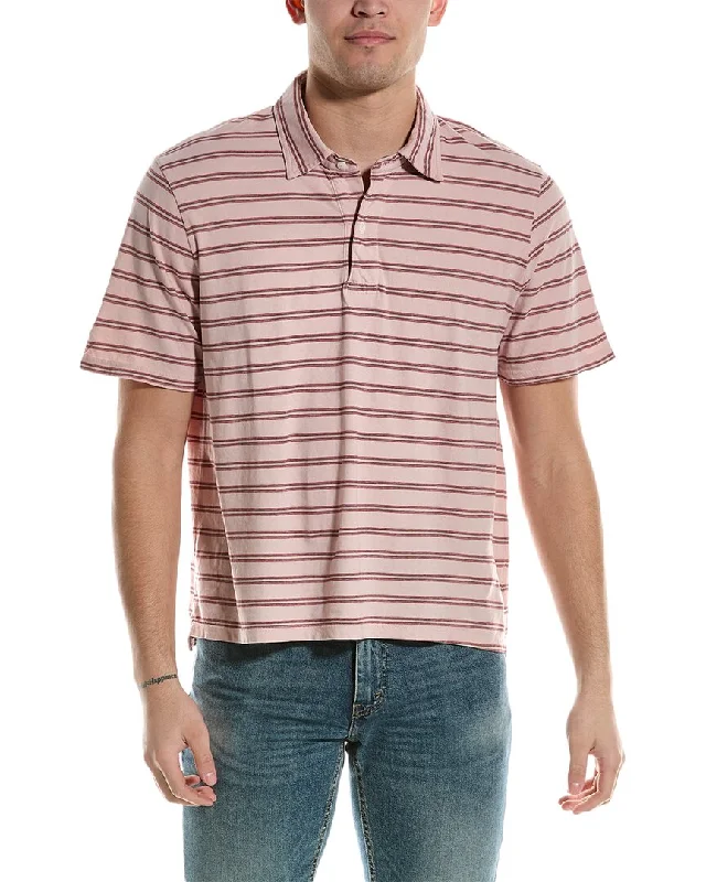 Casual Men's T-ShirtsSave Khaki United Stripe Polo Shirt