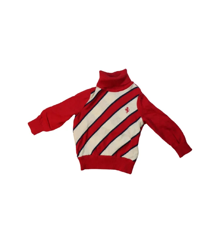 Men's Sweaters with Checkerboard PatternsFerrari Knit Sweater 6M - 18M