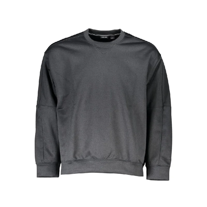 Solid-Colored Men's SweatersCalvin Klein Sleek Crew Neck Tech Men's Sweatshirt
