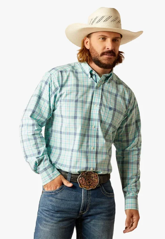 Men's Weekend Shirts for Leisurely OutingsAriat Mens Pro Pete Long Sleeve Shirt