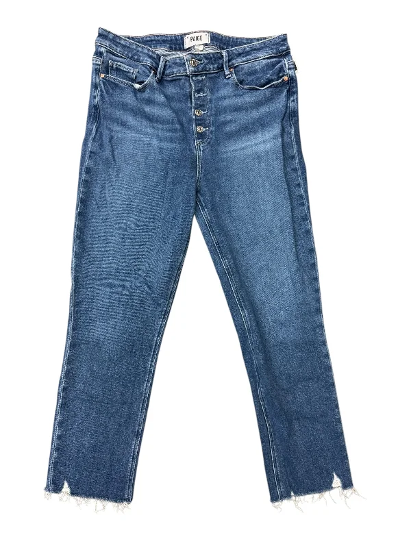Authentic Men's Denim JeansJeans Designer By Paige In Blue Denim, Size: 14