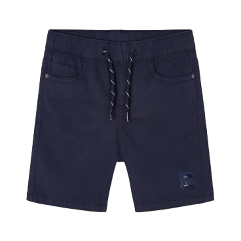 Creative Pattern Men's Fashion ShortsNavy Blue Drawstring Bermuda Shorts
