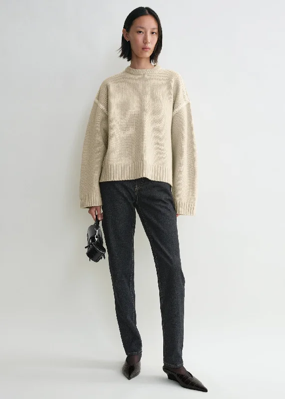 Men's Sweaters with Argyle PatternsEmbroidered wool cashmere knit harvest