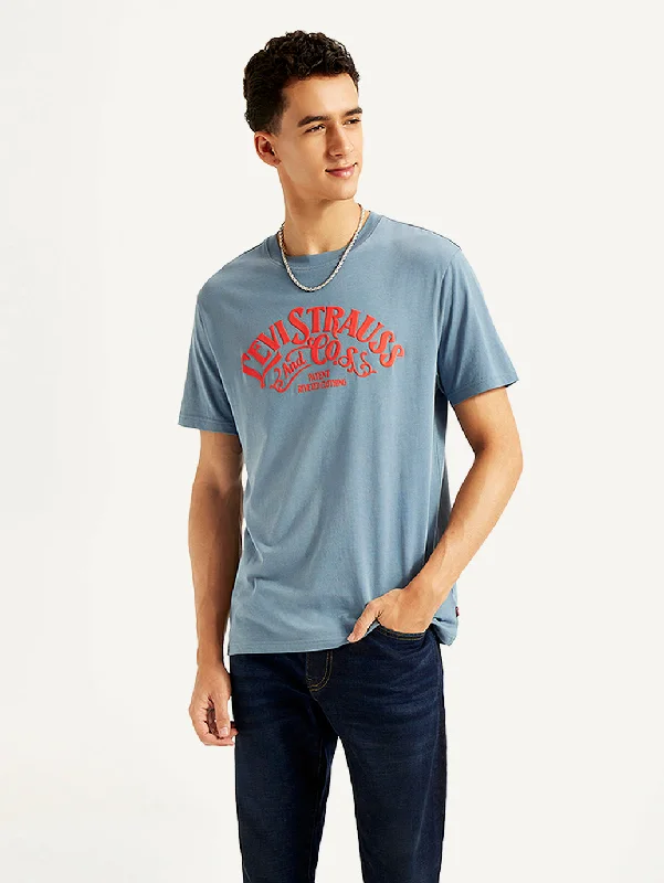 Men's Long-Sleeved ShirtsMen's Graphic Print Slim Fit T-shirt