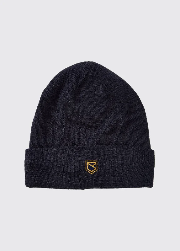Affordable Winter HatsClonmellon Knitted Beanie - Navy
