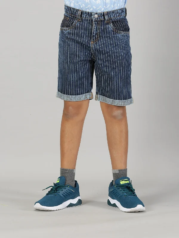 Dressy Yet Casual Men's Chino ShortsBoys Fashion Denim Rollup Shorts