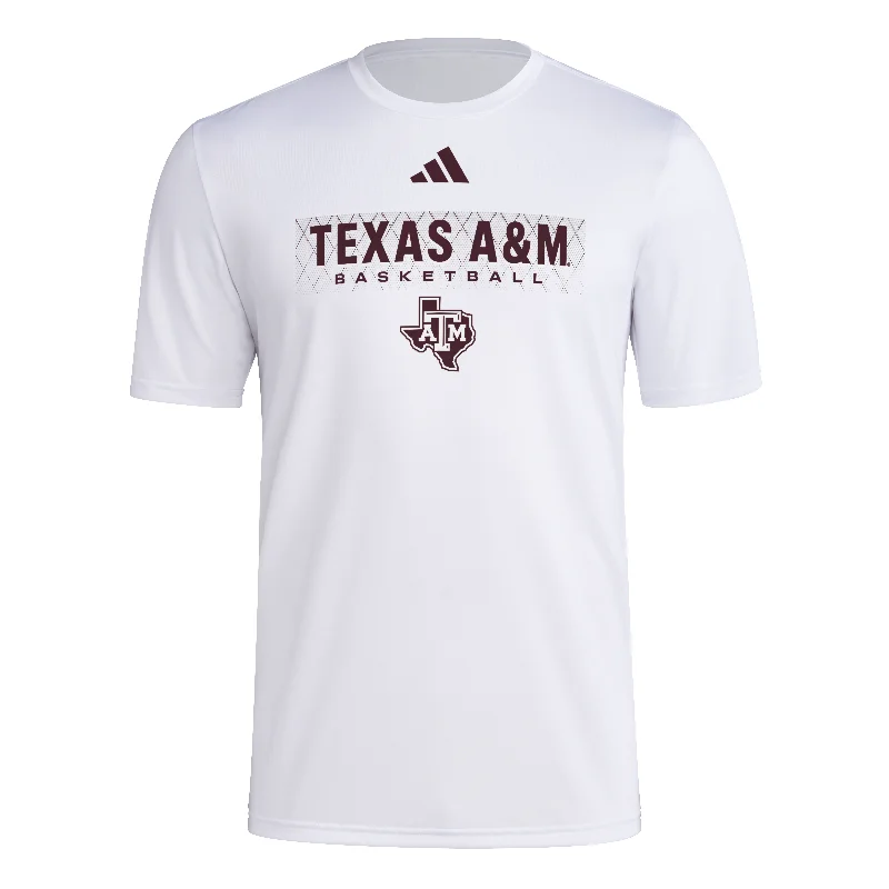 Men's Shirts with Scoop Necks'24 Aggie Basketball Pre-Game Tee - New!