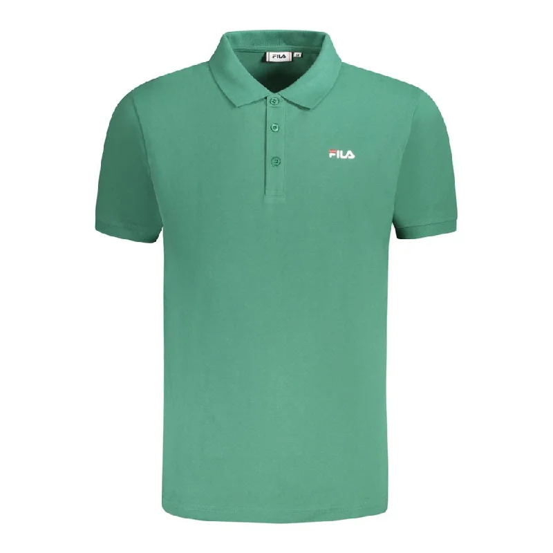 Men's Shirts with Asymmetrical HemlinesFila Cotton Men Polo Men's Shirt