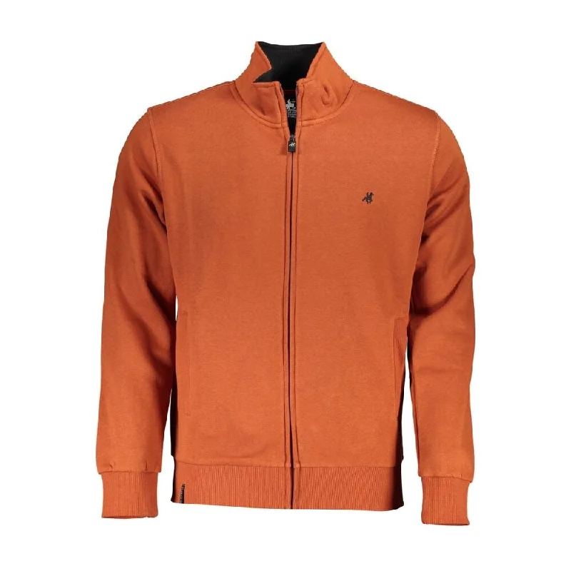 Men's Sweaters with Argyle PatternsU.S. Grand Polo Bronze Grand Polo Long Sleeve Zip Men's Sweatshirt