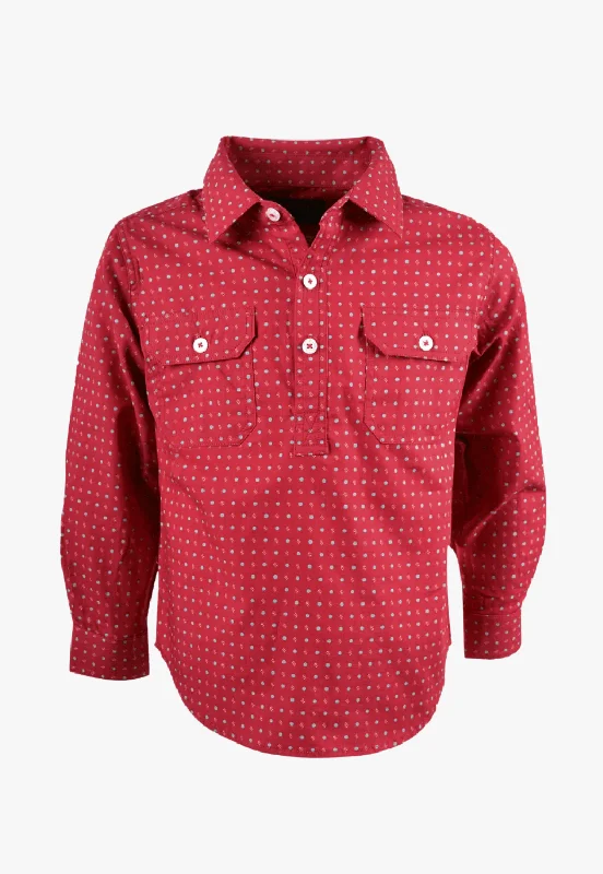 Men's Geometric Print Shirts for a Modern TwistHard Slog Girls Casey Long Sleeve Shirt