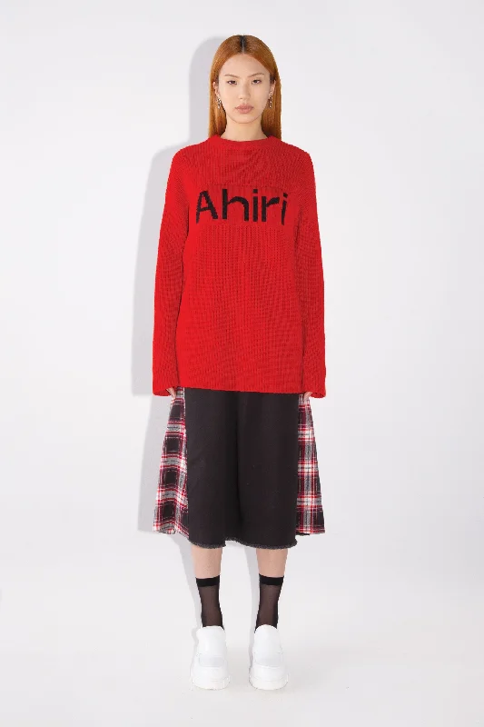 Men's Sweaters in Metallic ColorsOversized Logo Sweater