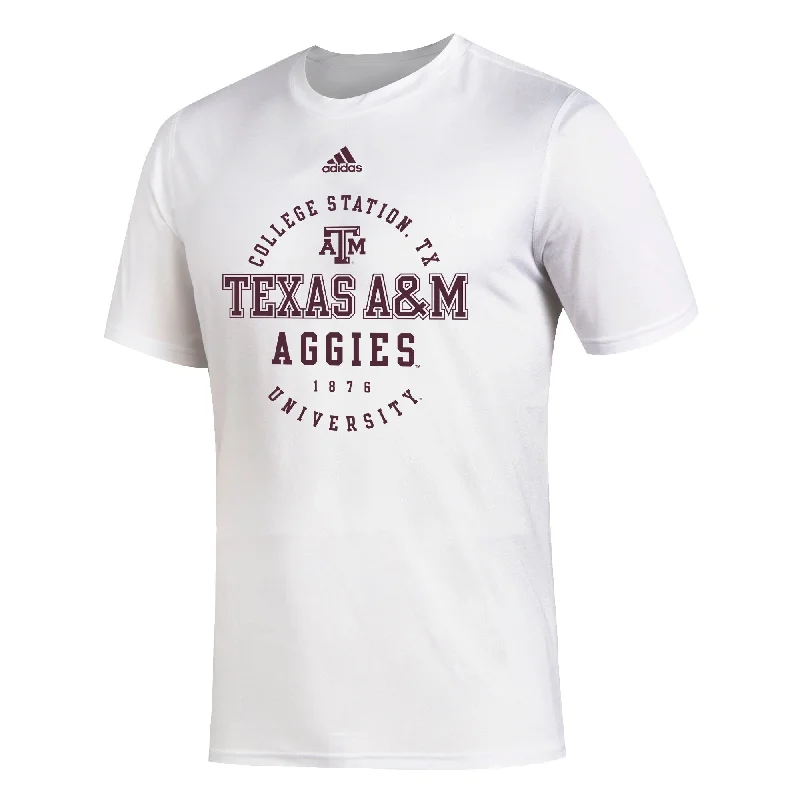 Classic Men's Button-Up ShirtsTexas A&M Men's Creator Tee - White