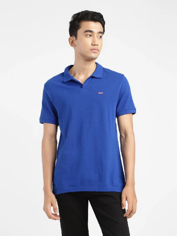 Men's Shirts with Pin CollarsMen's Solid Polo T-shirt