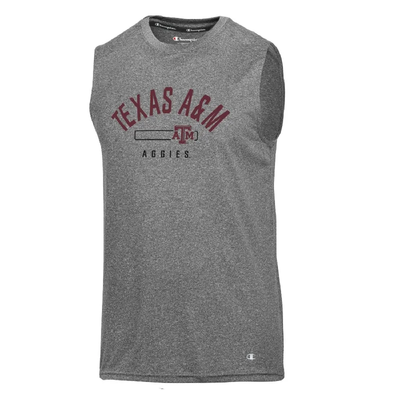 Men's Shirts with Full PlacketsMen's Sleeveless Poly Heathered Tee