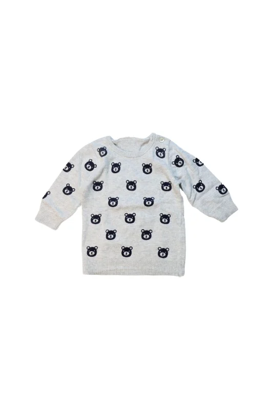 Men's Sweaters with Patchwork DesignsSeed Knit Sweater 0-3M