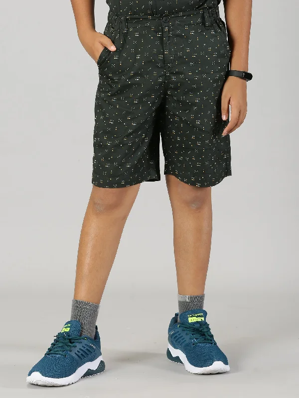 Men's Flexible Yoga and Workout ShortsBoys AOP Printed Shorts