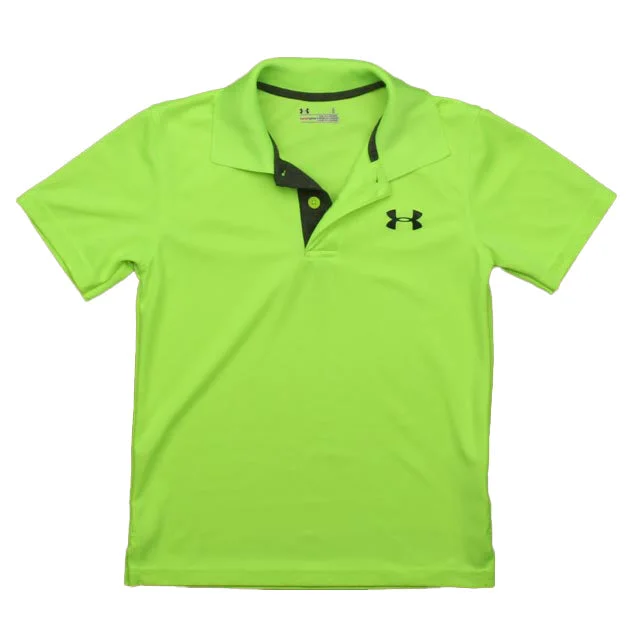 Men's Shirts with Pin CollarsUnder Armour Boys Green Polo Shirt