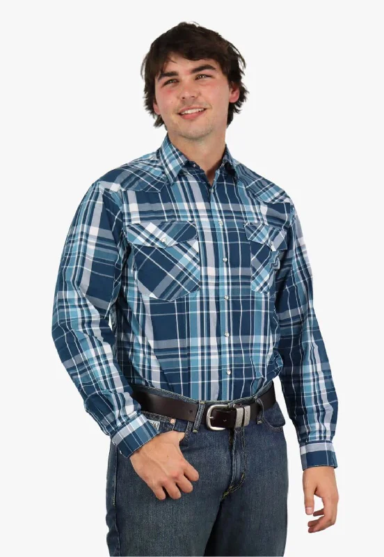 Men's Neutral-Tone Shirts for Versatile StylingBisley Mens Western Long Sleeve Shirt