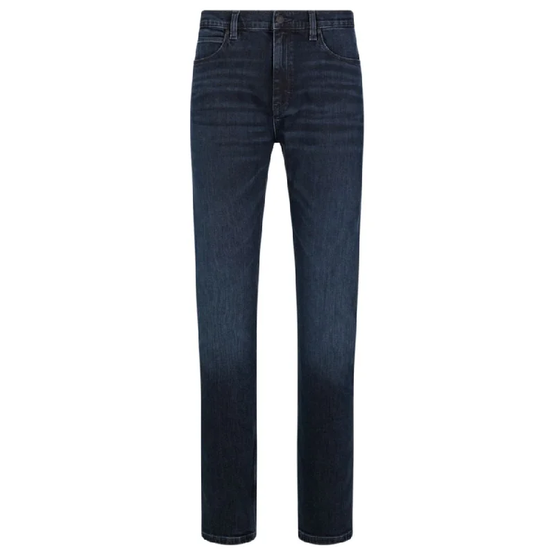 Premium Men's JeansSlim-fit jeans in blue-black stretch denim