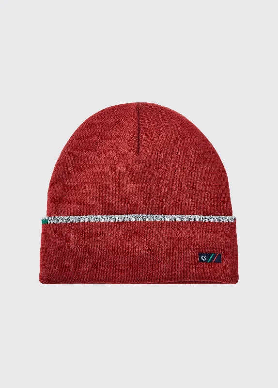 Designer Fedora HatsCastara Mens Beanie - Red