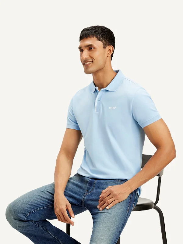 Men's Dressy Shirts for Formal EventsMen's Solid Slim Fit Polo T-shirt