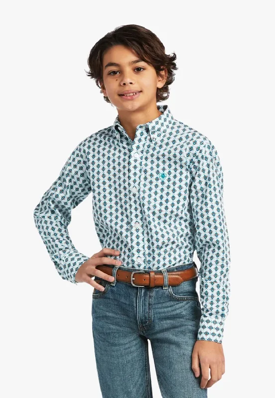 Men's Bamboo Fiber Shirts for Softness and BreathabilityAriat Boys Derek Long Sleeve Shirt