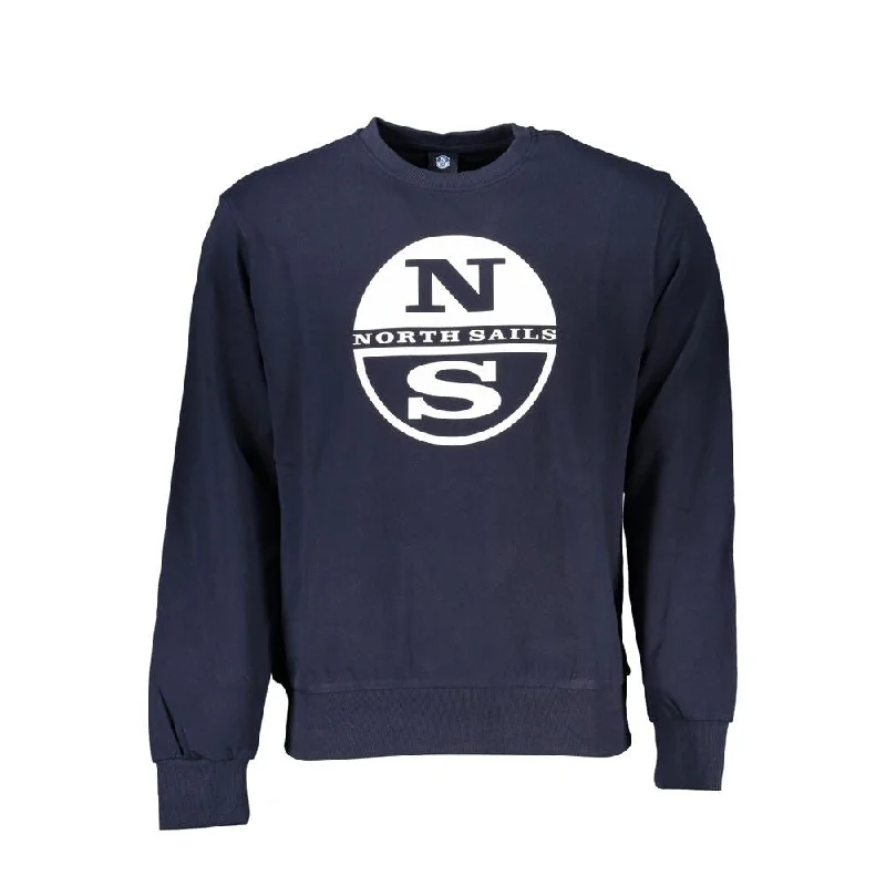 Lightweight Men's Cardigan SweatersNorth Sails Blue Cotton Men's Sweater