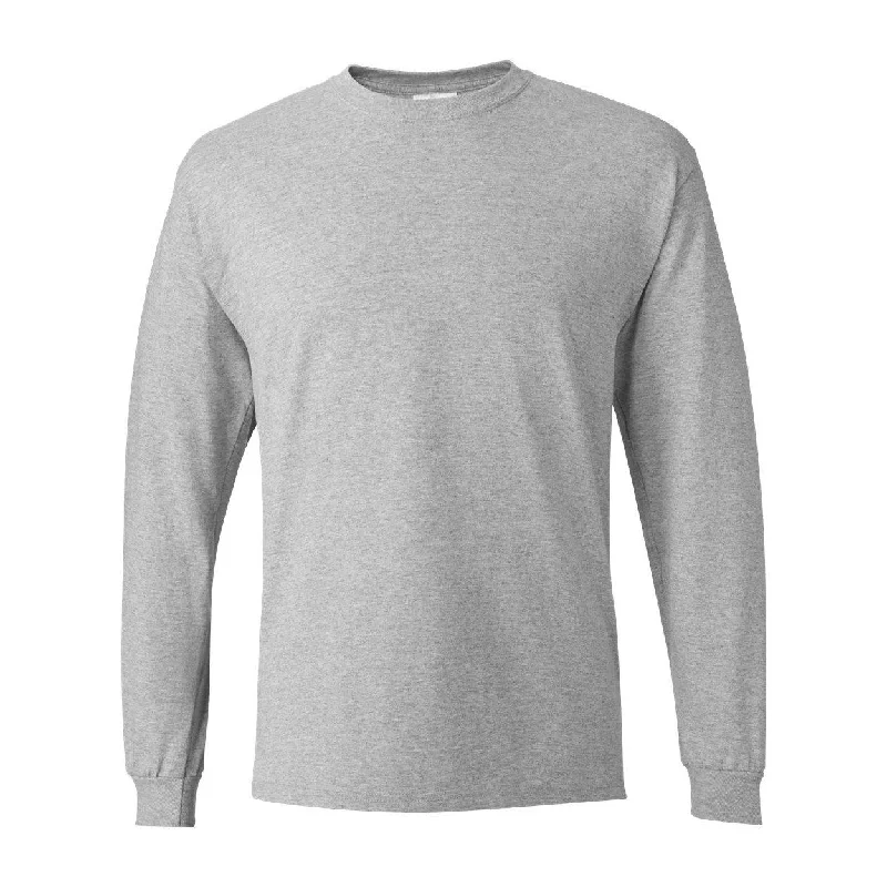 Men's Shirts with Full PlacketsHanes Essential-T Long Sleeve T-Shirt