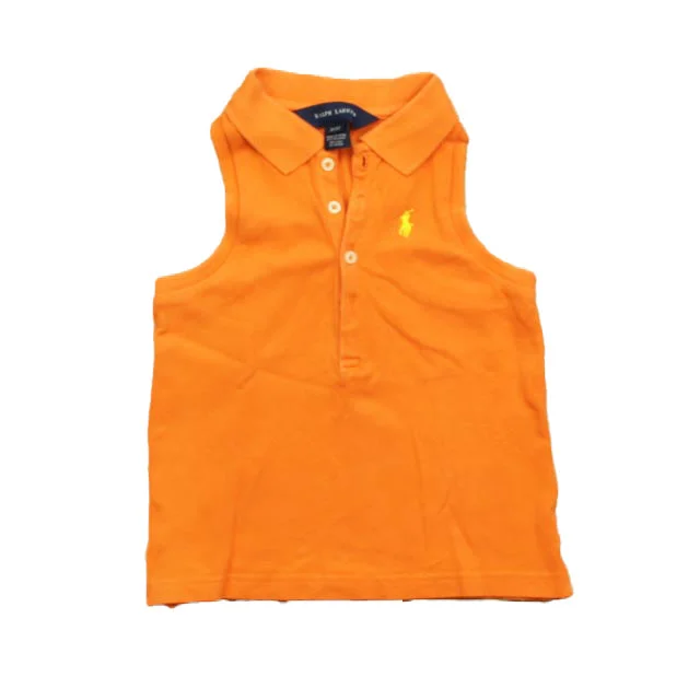 Men's Shirts with High NecksRalph Lauren Girls Orange Polo Shirt