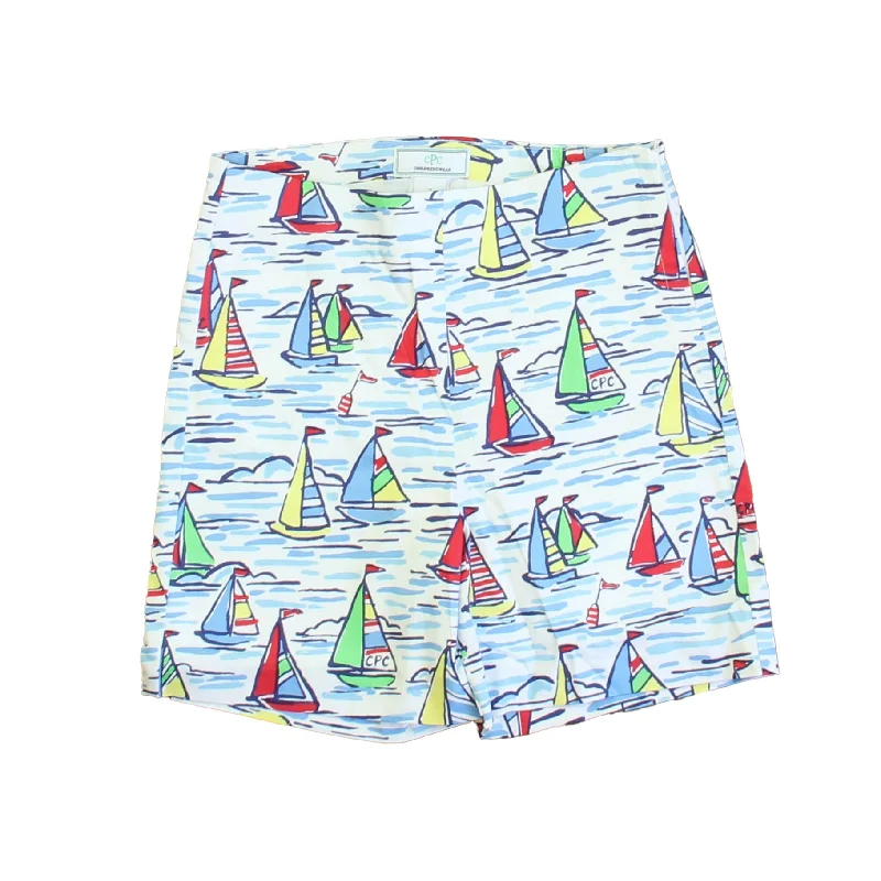 Cool Men's Linen ShortsClassic Prep Girls Rainbow Fleet Print Shorts Size: 7 Years