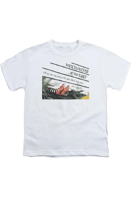 Men's Shirts with Moisture-Wicking FabricWizard Of Oz Size 7 Short Sleeve Youth Tee / T-Shirt
