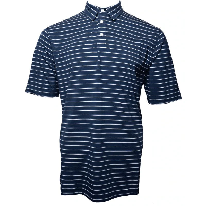 Men's Shirts with Wrinkle-Resistant FabricViyella Harley Pima Cotton Striped Polo Shirt with Spandex - 558521
