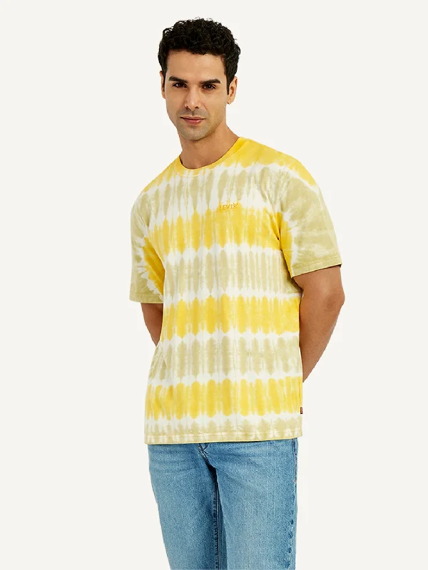 Elegant Men's Dress ShirtsMen's Tie-Dye Crew Neck T-Shirt