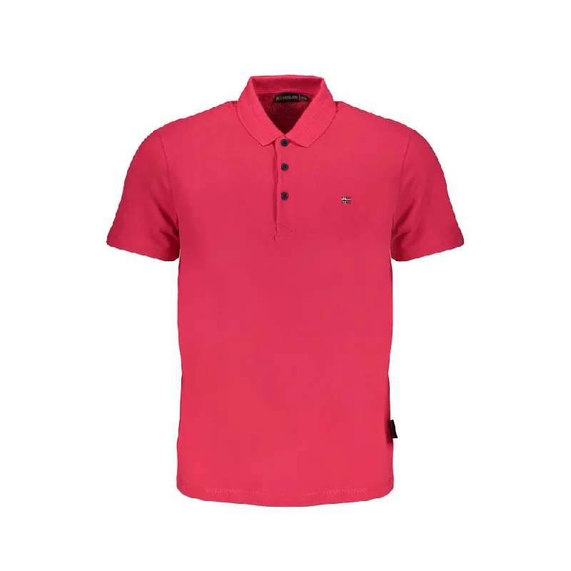 Men's Shirts with Mandarin CollarsNapapijri  Cotton Polo Men's Shirt