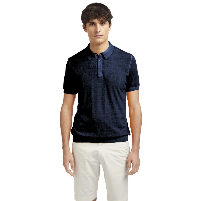 Men's Shirts with Plaid PatternsAT.P.CO Cotton Polo Men's Shirt
