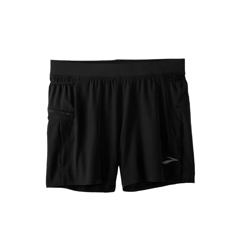Breathable Fabric Men's Running ShortsMen's Sherpa 5" 2-In-1 Short In Black