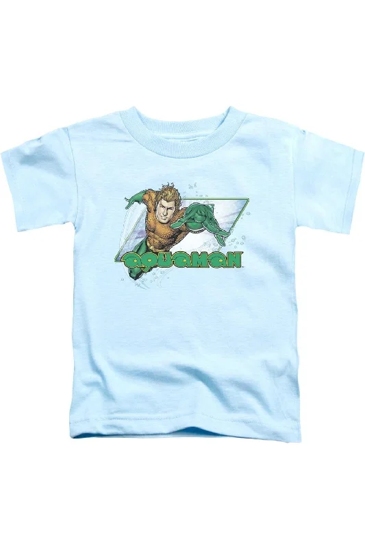 Men's Shirts with Hook-and-Loop ClosuresJustice League of America Aquaman Short Sleeve Juvenile Tee / T-Shirt