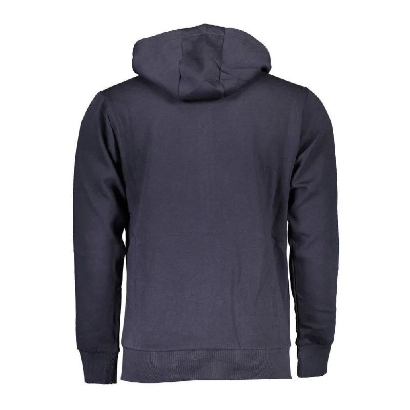 Men's Sweaters for LayeringU.S. Grand Polo Blue Cotton Men's Sweater