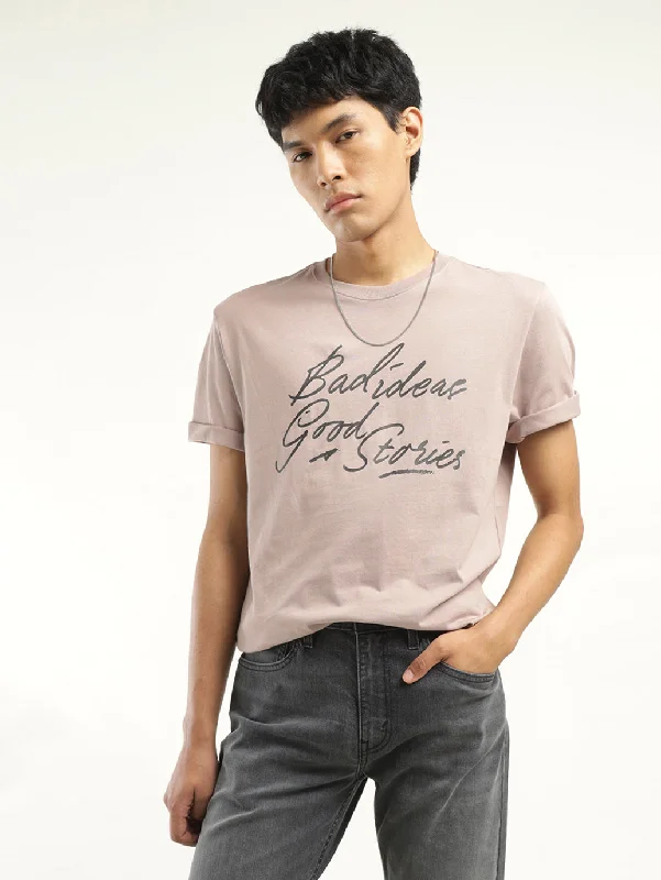 Men's Shirts with Wingtip CollarsMen's Graphic Print Crew Neck T-shirt