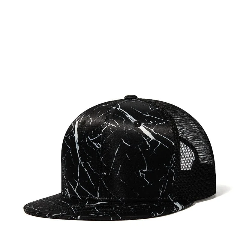 Summer Bucket CapsMen's Street Fashion Double Color Mesh Cap