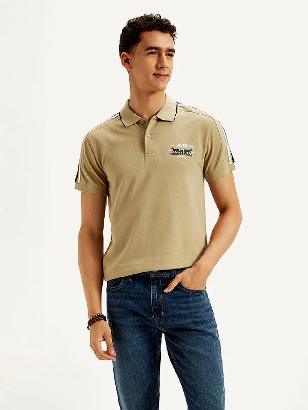 Men's Shirts with UV ProtectionMen's Solid Slim Fit Polo T-shirt